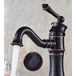 Смеситель для умывальника REA VINTAGE OLD BLACK